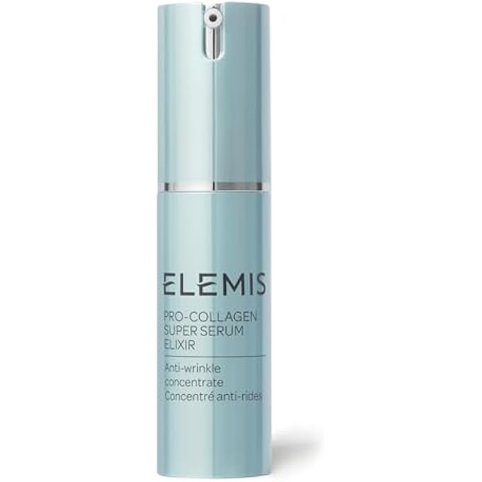 Elemis PRO COLLAGEN SUPER SERUM ELIXIR ANTI WRINKLE CONCENTRATE NOURISHES, PLUMPS, AND SMOOTHES THE APPEARANCE OF FINE LINES AND WRINKLES 15 ML, WHITE, 0.5 FL OZ (PACK OF 1) - Image 1